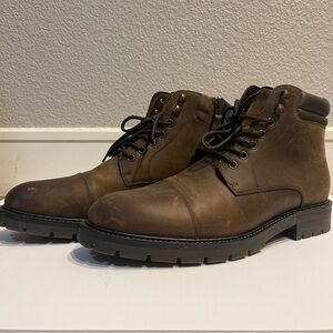 Aldo Darionn Waterproof Lace-Up Cap Toe Boots